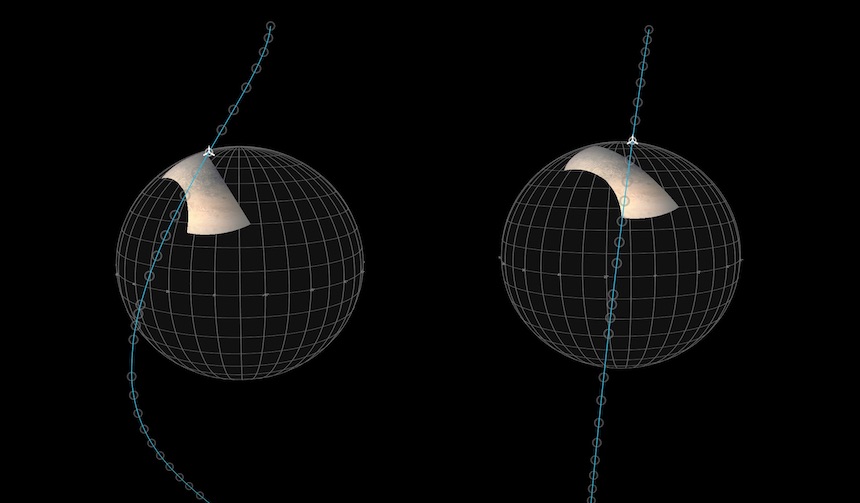 Toggle on <i>Fixed Rotation</i> to lock Jupiter's rotation in place, making it easier to view subtle differences between exposures.